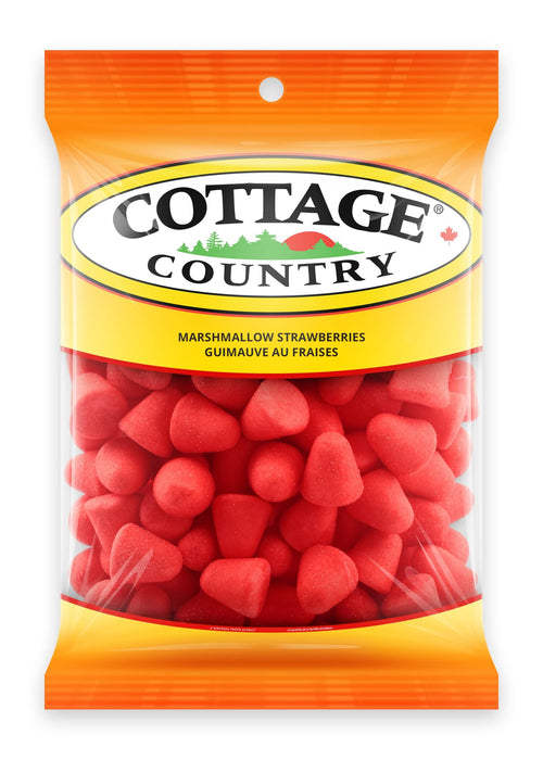 Cottage Country Marshmallow Strawberries 600g Bulk