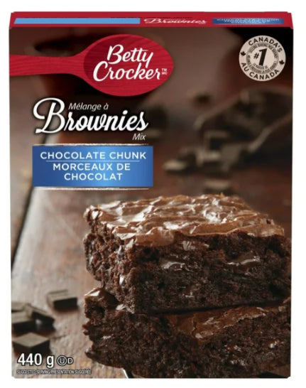 Betty Crocker Brownies Mix, Chocolate Chunk, 16 Servings, 440g