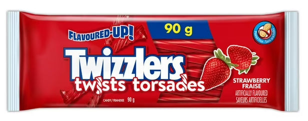 TWIZZLERS Strawberry Twists Candy, 90g