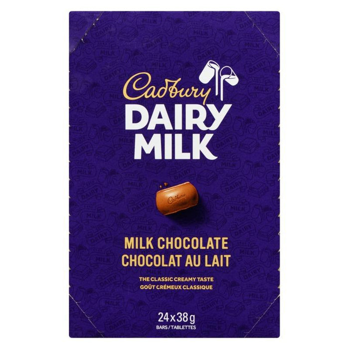 Cadbury Dairy Milk Original Chocolate Bars Case, 24x38g