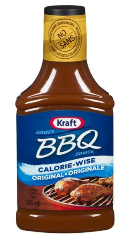 Kraft BBQ Sauce, Light, 455mL