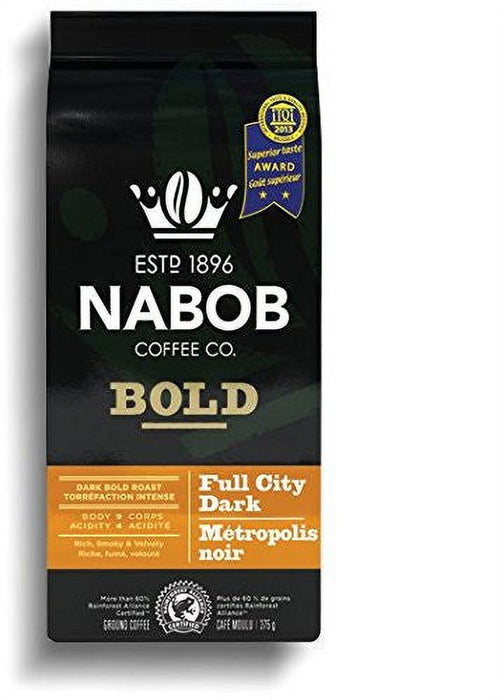 Nabob Bold Full City Dark Ground Coffee 375g/13.2oz