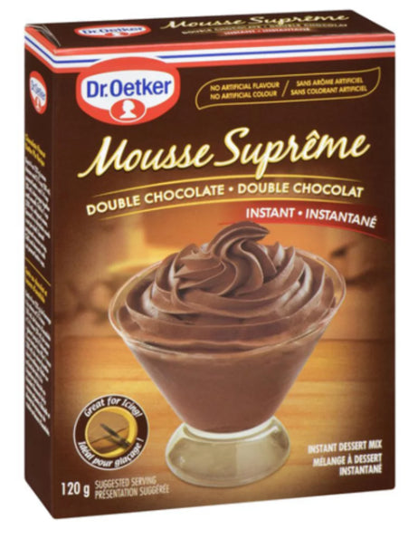 Dr. Oetker Instant Dessert Mix Mousse Supreme Double Chocolate 120g