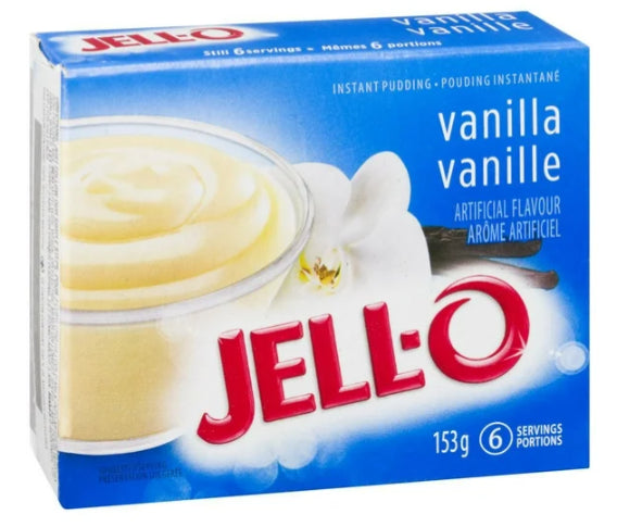 Jell-O Vanilla Instant Pudding Mix, 153g