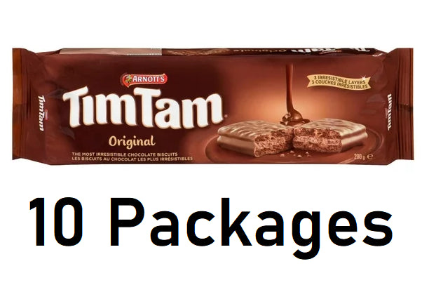 Arnott's Tim Tams 200g Each 10 Packages