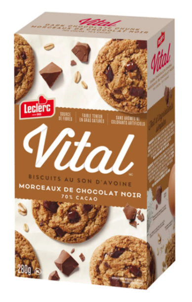 Vital Cookie 70% Cocoa Dark Chocolate Oat Bran 280g