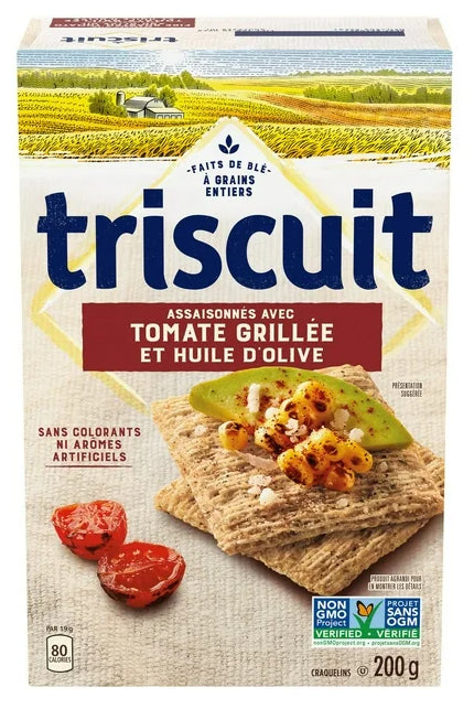 Triscuit Roasted Tomato & Olive Oil Crackers, 200g