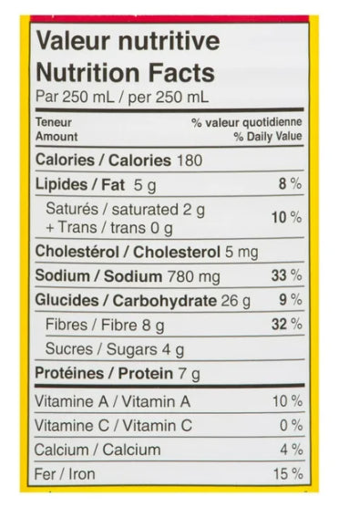 Habitant Pea Soup with Garden Vegetables, 796mL