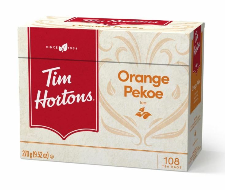 Tim Hortons Orange Pekoe Tea 108 Tea Bags Each