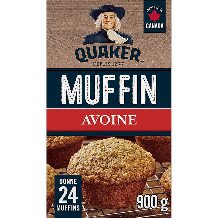 Quaker Muffin Mix Oatmeal 900g/31.7oz (Makes 24 muffins)