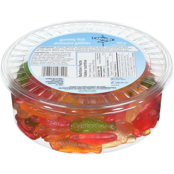 Carnaby Sweet Gummy Fish, 500g/17.5oz, Tub