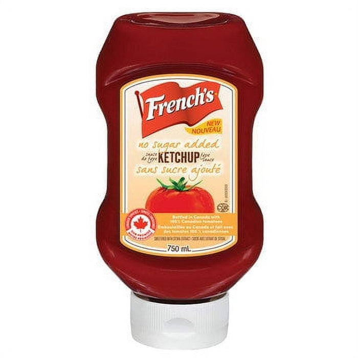 French's, Tomato Ketchup, No Sugar Added, 750ml/25.4oz