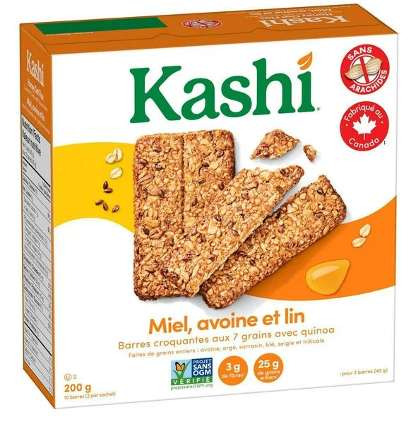 Kashi Seven Grain Honey Oat Flax with Quinoa Bars, 200g