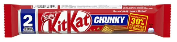 Kit Kat Canada Chunky King Size Chocolate Bar, 85g