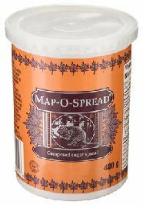 Map-O-Spread Maple Sugar Spread 400g, 2 JARS