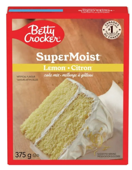 Betty Crocker Super Moist Lemon Cake Mix, 375g