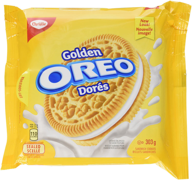 Oreo Golden Sandwich Cookies, 303g/10.7oz