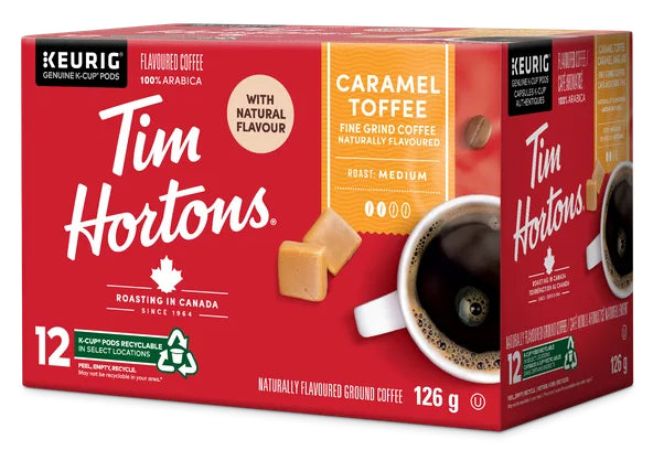 Tim Hortons Caramel Toffee K-Cups, 12ct, 126g