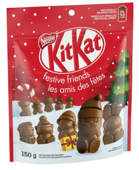 Kit Kat Christmas Chocolate Festive Friends Pouch, 150g