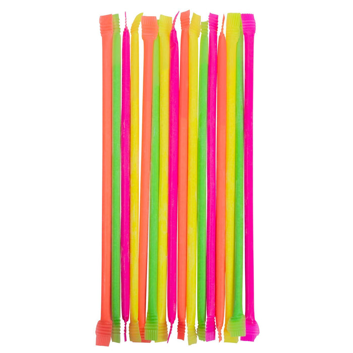 Neon Candy Powder Filled Straws, 120 Count (Sour)