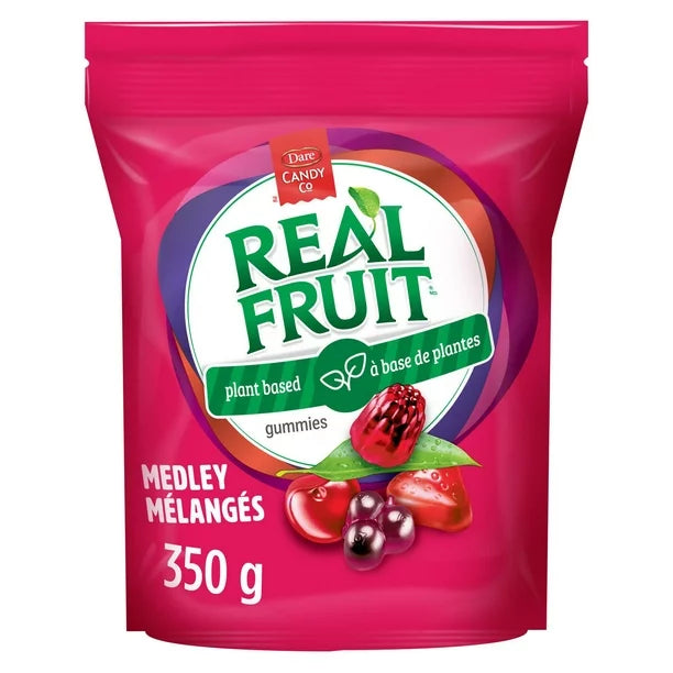 Dare Real Fruit Gummies, Fruit Medley, 350g/12.3oz