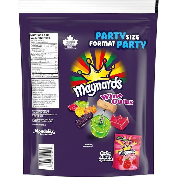 Maynards Wine Gums Party Size Bulk Candy, 1kg