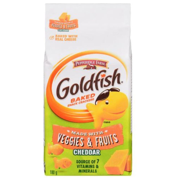 Goldfish Veggies and Fruits Crackers, 180g/6.3oz