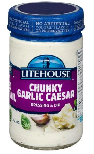 Litehouse Chunky Garlic Caesar Dressing & Dip, 384mL