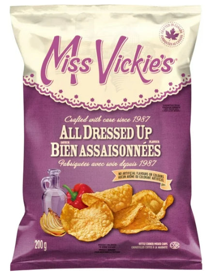 Miss Vickie's All Dressed Potato Chips, 200g