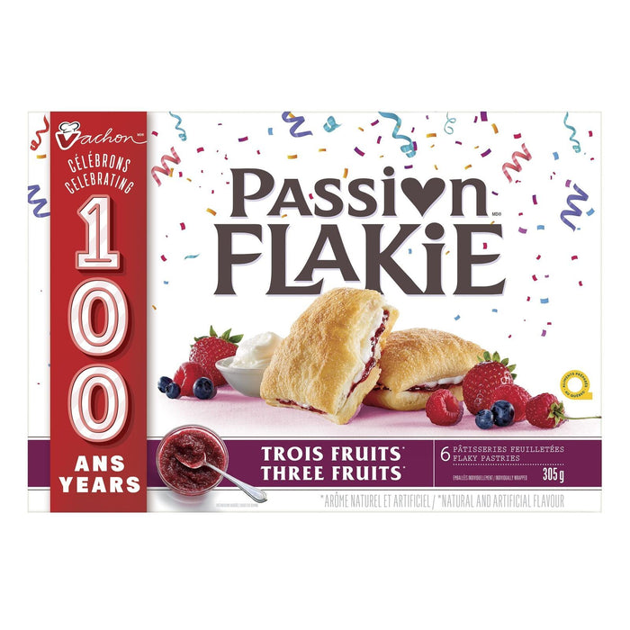 Vachon Passion Flakie, Three Fruits, 305g Box