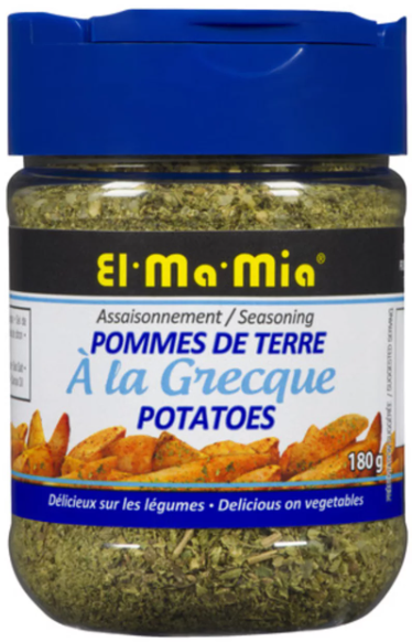 El-Ma-Mia Grecque Seasoning Potato 180g