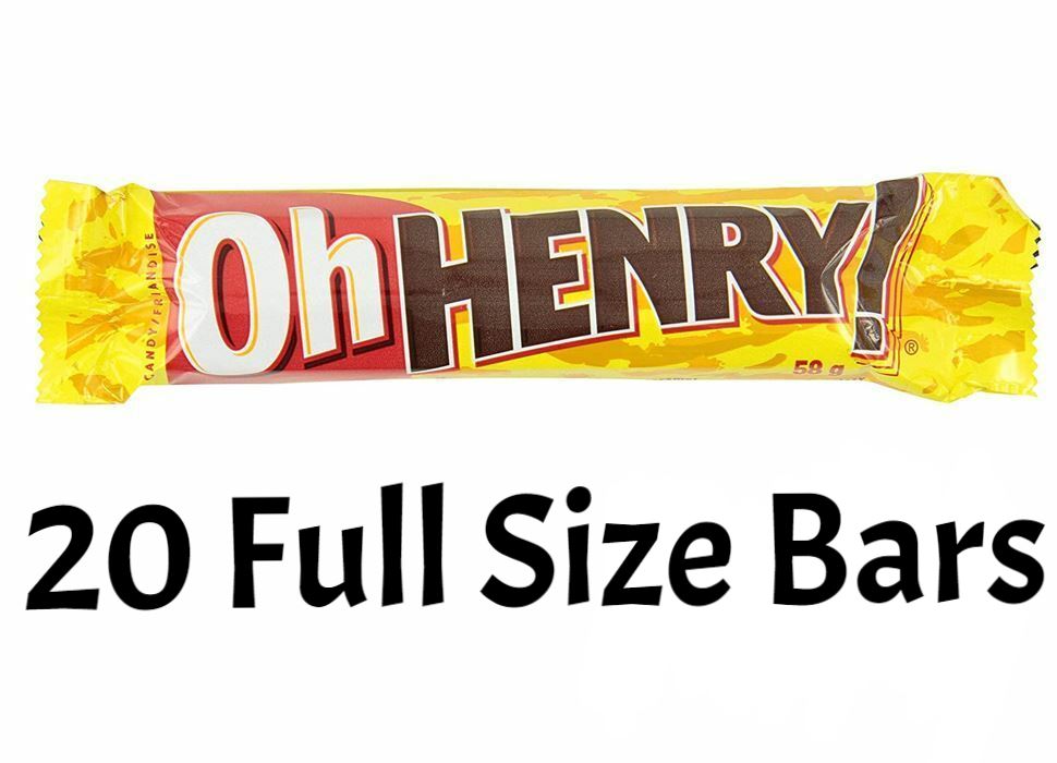 Oh Henry Chocolate Candy Bar 58g 20 Count From Canada