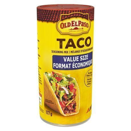 Old El Paso Taco Seasoning Mix Original Value Size 177g/6.2oz - CanadaGrocery