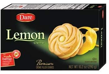 Dare Maple Creme, Lemon Creme, and Fudge Creme Cookies, One 10.2 oz Box of Each