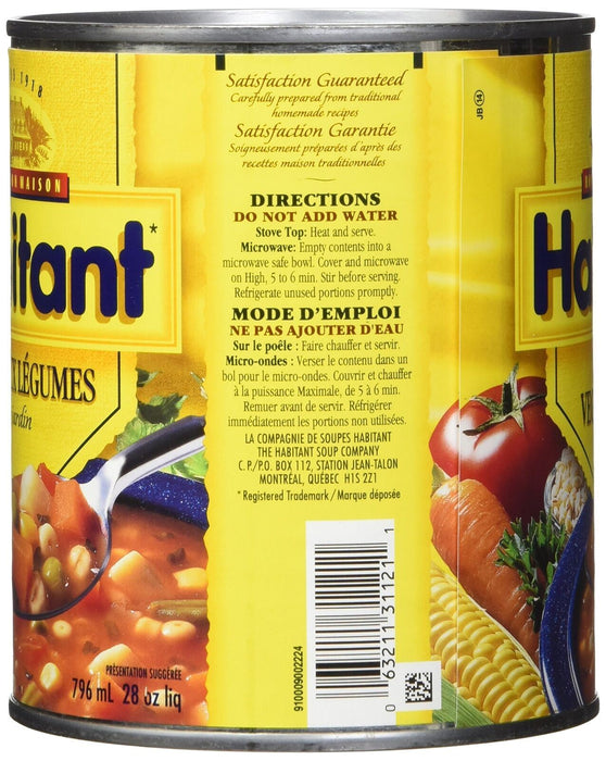 HABITANT Garden Vegetable Soup, 796ML CAN