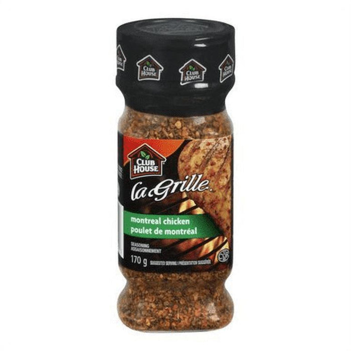 Club House La Grille Montreal Chicken Spice, 170g/6oz Each 6 Shakers