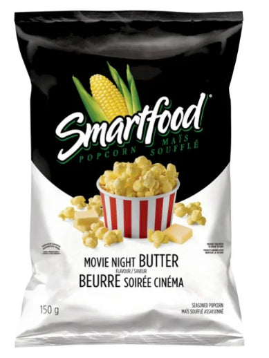 Smartfood Movie Night Butter Flavor Seasoned Popcorn, 150g