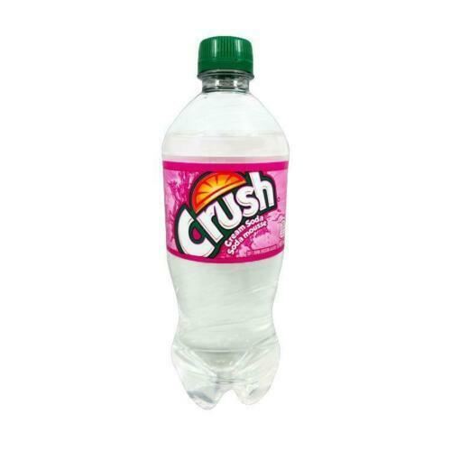 Crush Clear Cream Soda Soft Drink 591 ml/ 20oz Each 48 Bottles