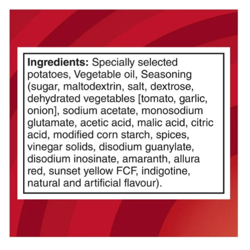 Lay's Ketchup Flavored Potato Chips, 220g (4 Pack)