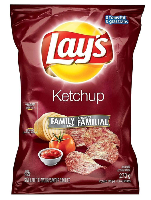 Lays Ketchup Potato Chips 235g Each 10 Bags