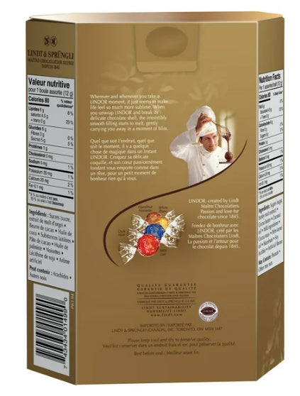 Lindt LINDOR Assorted Chocolate Truffles Cornet, 408g