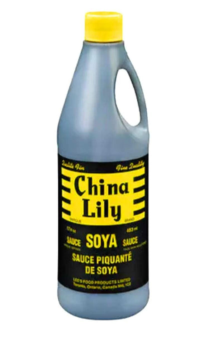 China Lily Soy Sauce 483ml Each 4 Bottles