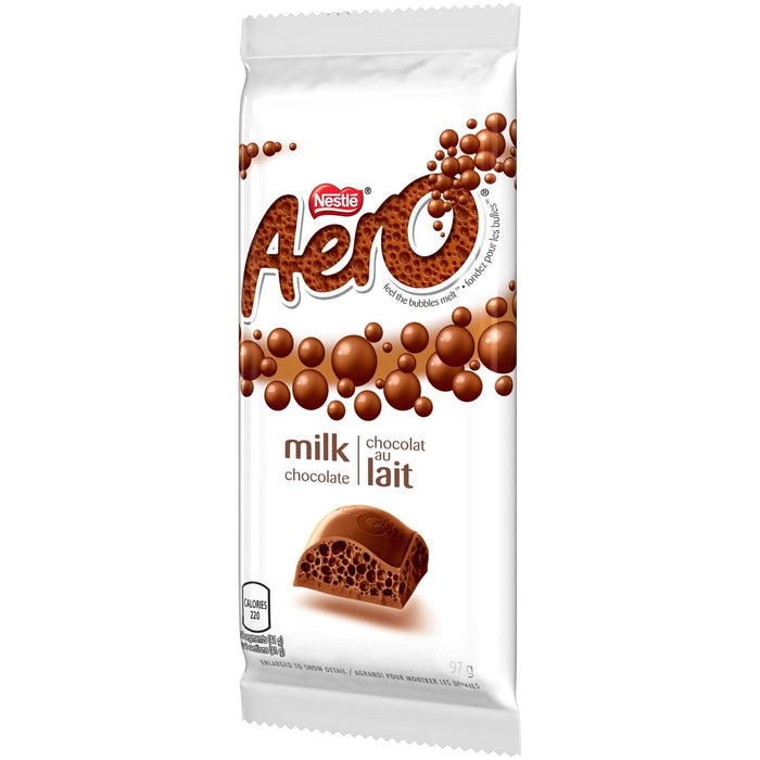 Nestle Aero Milk Chocolate, 97g Tablet Jumbo Bar