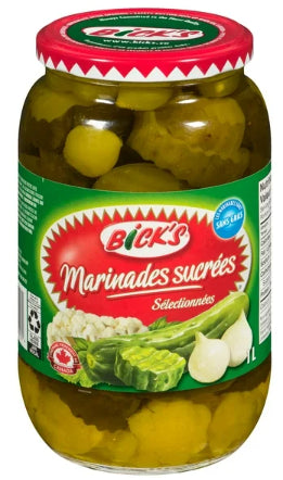 Bick's Sweet Mix Pickles, 1L