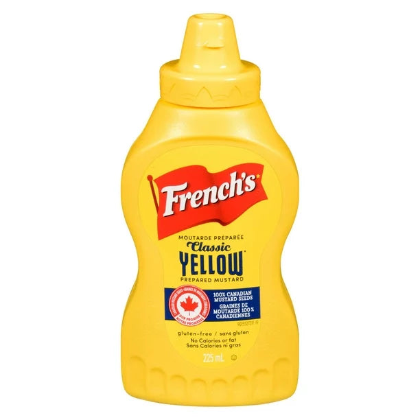 French's, Canadian Classic Yellow Mustard, 225ml/7.6oz