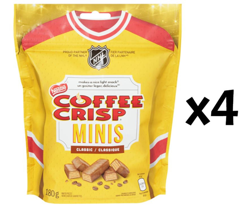 Coffee Crisp Mini Chocolate Bar Bites 180g Each 4 Pouches From Canada - CanadaGrocery