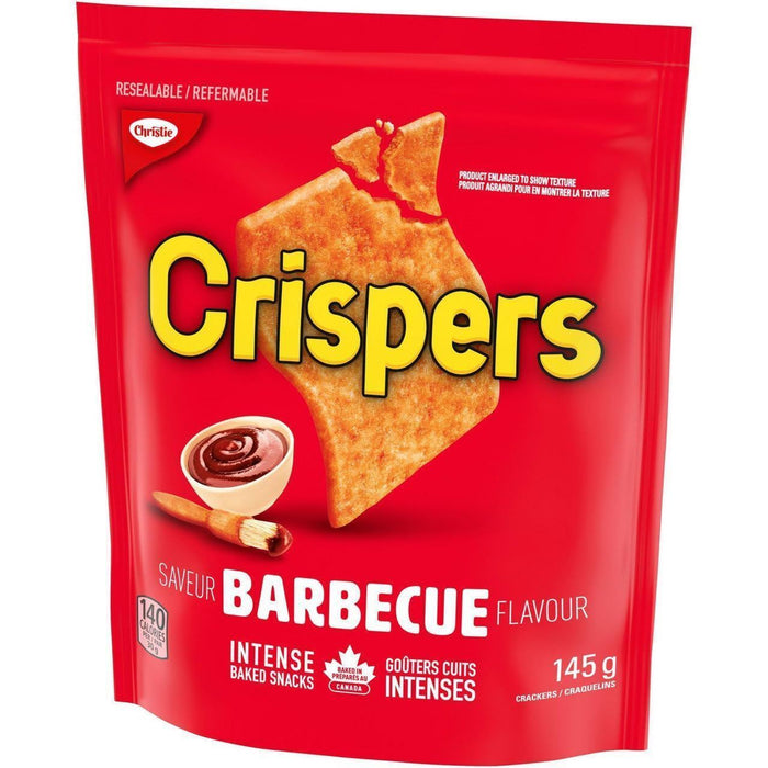 Christie Crispers Barbecue Crackers, 145g/5.1oz Bag