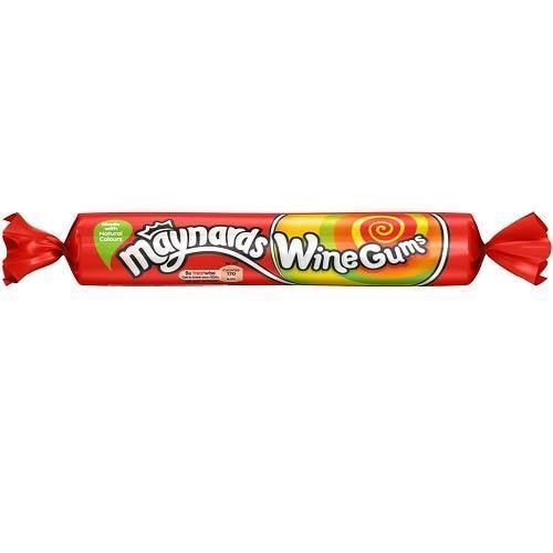 Maynards Wine Gums Rolls 44g Each 18 Rolls