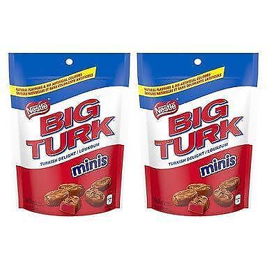 Nestle Big Turk Bites Minis 180g/6.3oz Each 2 Pouches