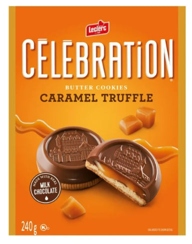 Celebration Milk Chocolate Butter Caramel Truffle Cookies, 240g